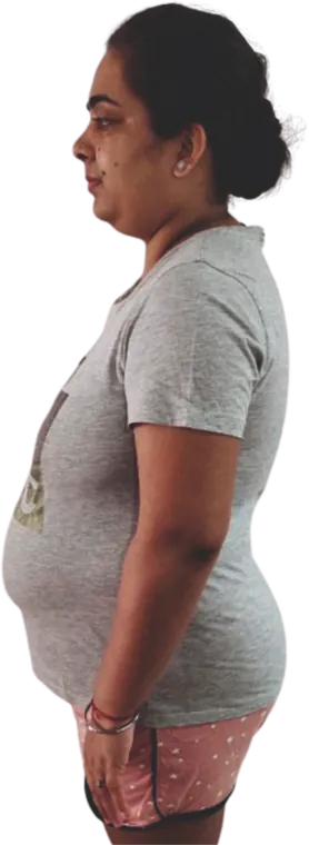 Before: client side view at the start of their nutrition plan