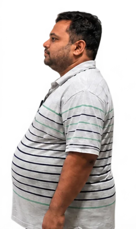 Before: client side view at the start of their nutrition plan